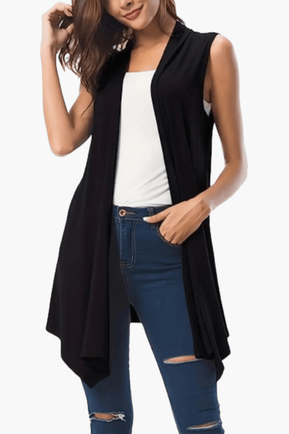 Kimono | Sans Manche Noir / 5XL