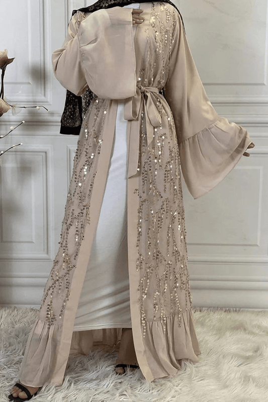 Kimono | Strass Beige / XXL