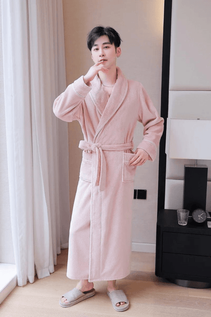 peignoir de bain coton homme