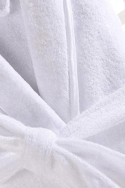 peignoir blanc