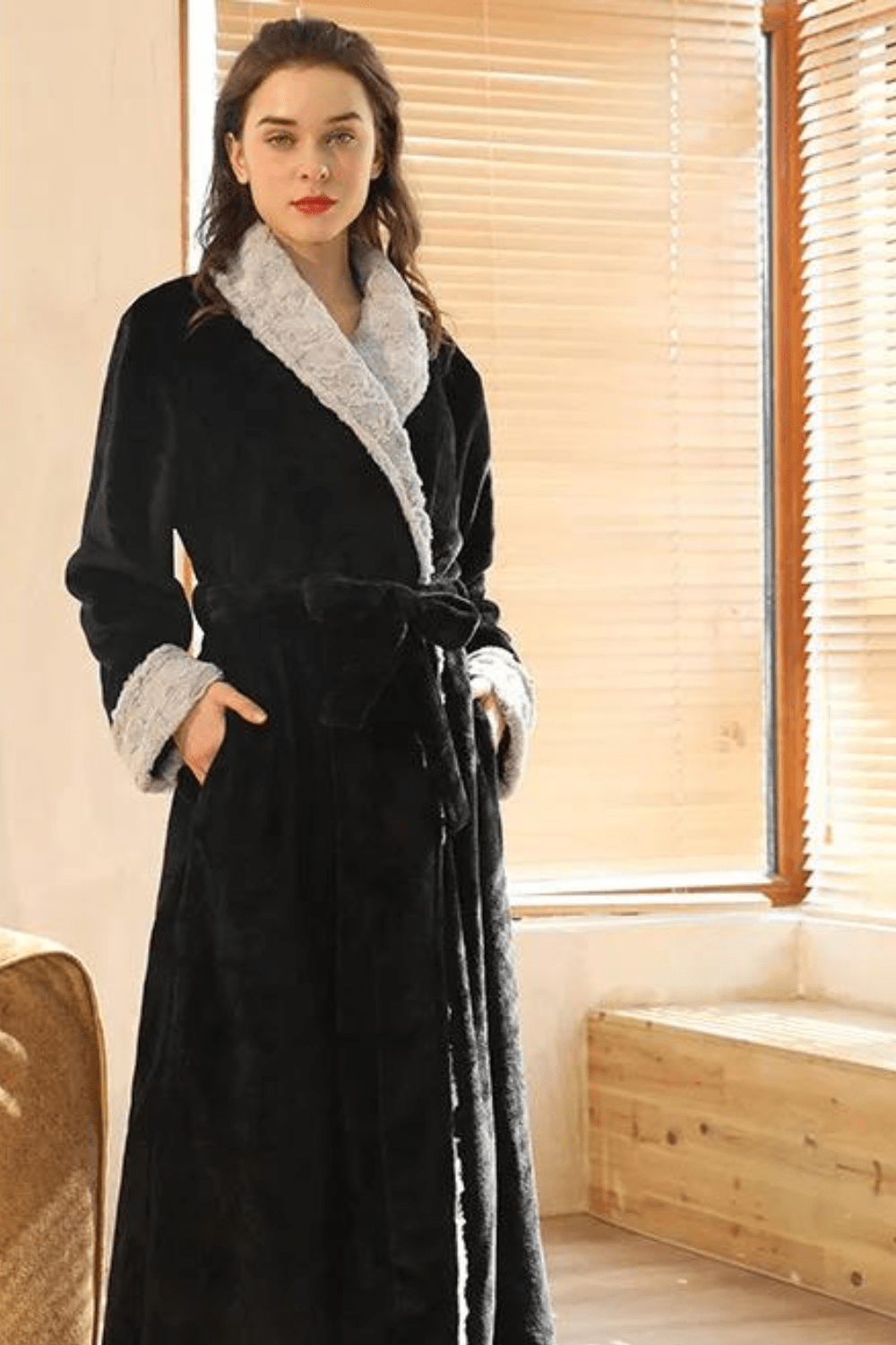 peignoir chic femme
