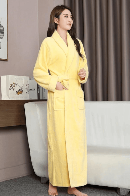 peignoir de bain