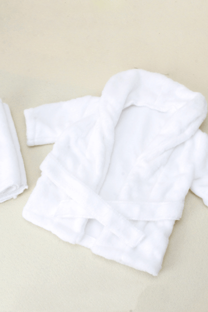 Peignoir de Bain Bébé | Garçon Blanc / M