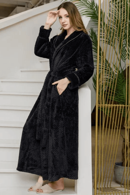 Peignoir de Bain Femme | Noir