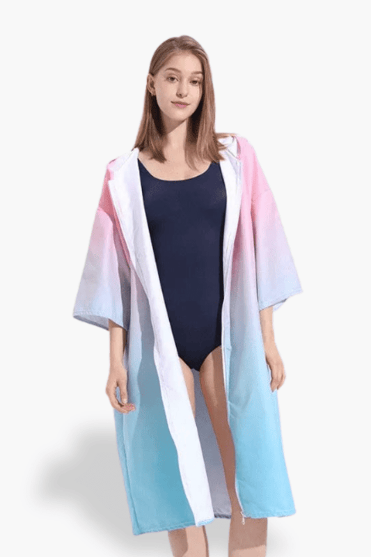 peignoir de plage femme