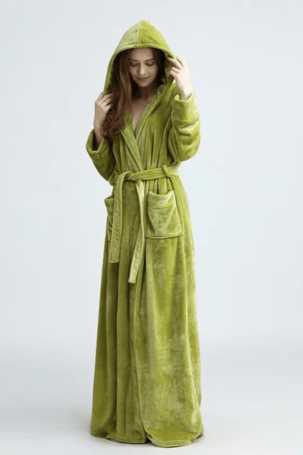 peignoir eponge femme