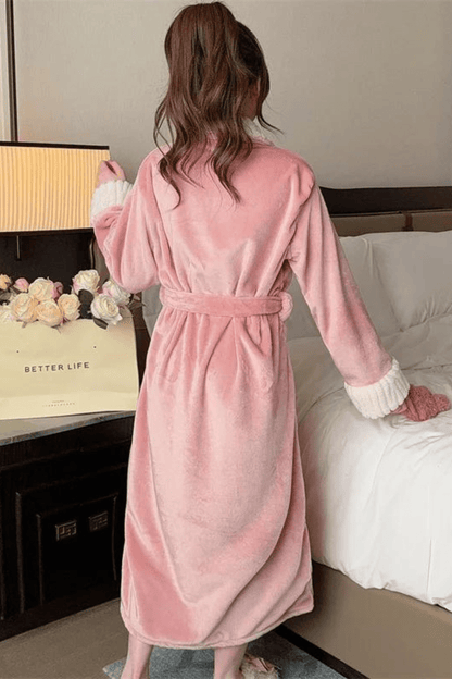 peignoir femme doux