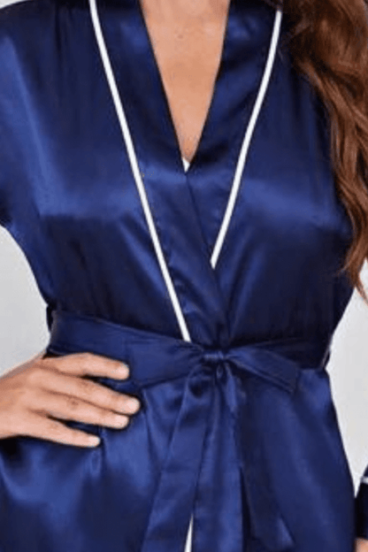 peignoir femme en soie