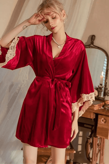peignoir femme en velours