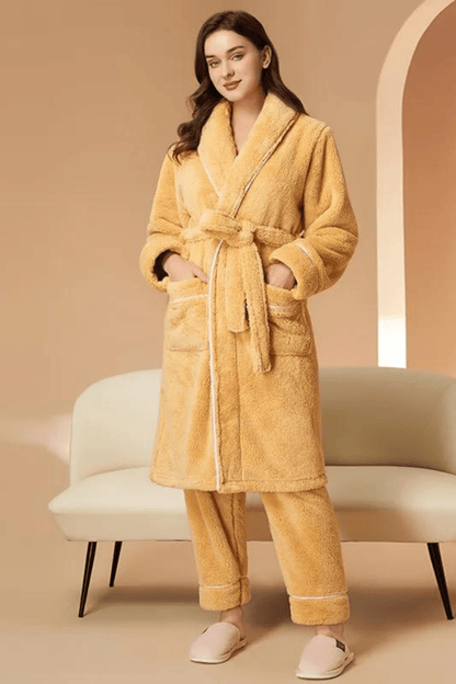 peignoir femme epais