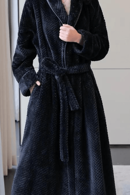 peignoir femme noir