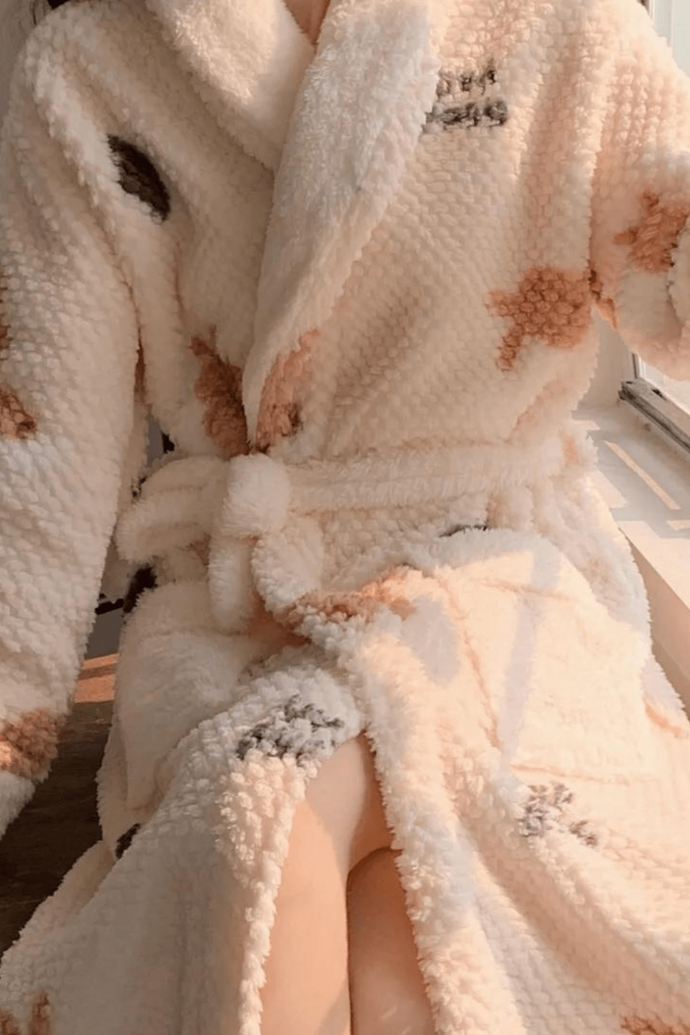 peignoir femme sortie de bain