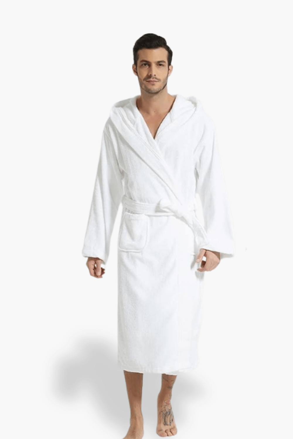 Peignoir Homme Capuche | Coton