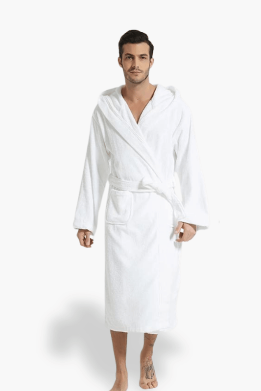 Peignoir Homme Capuche | Coton