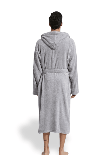 peignoir homme capuche polaire