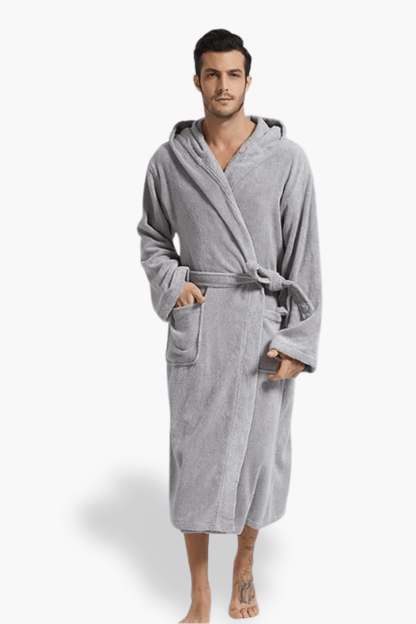 Peignoir Homme Capuche | Polaire