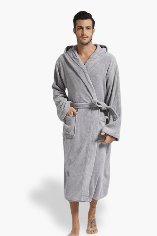 Peignoir Homme Capuche | Polaire