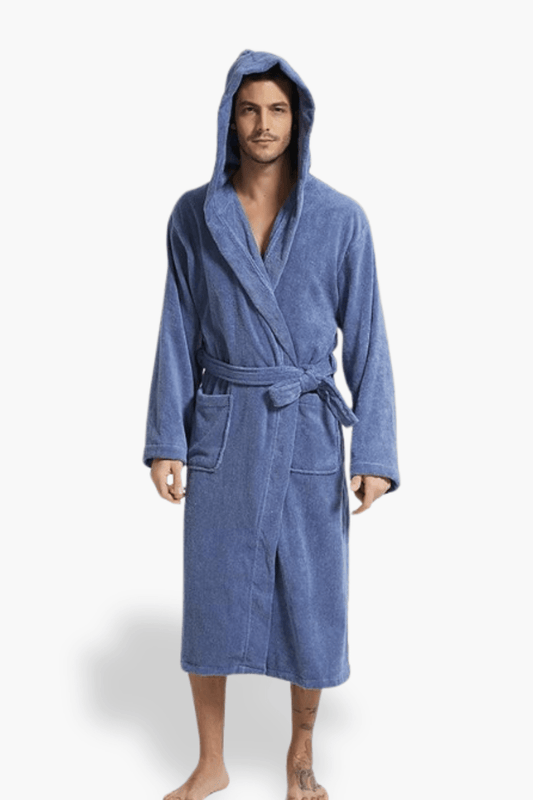 Peignoir Homme Long | Capuche