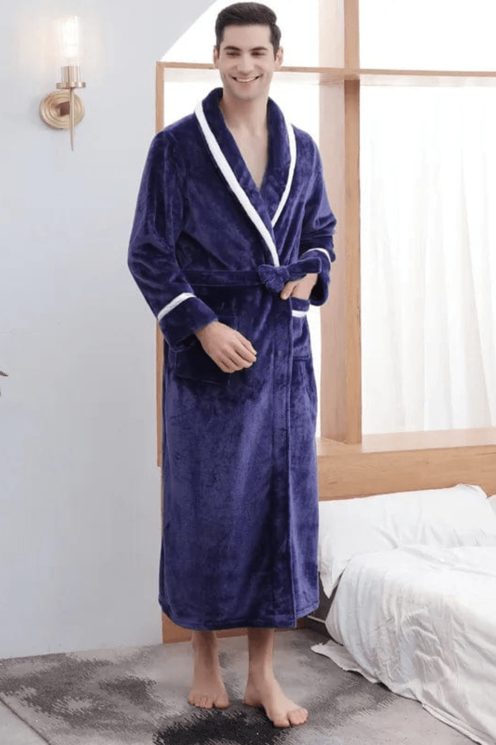 Peignoir chaud homme best sale