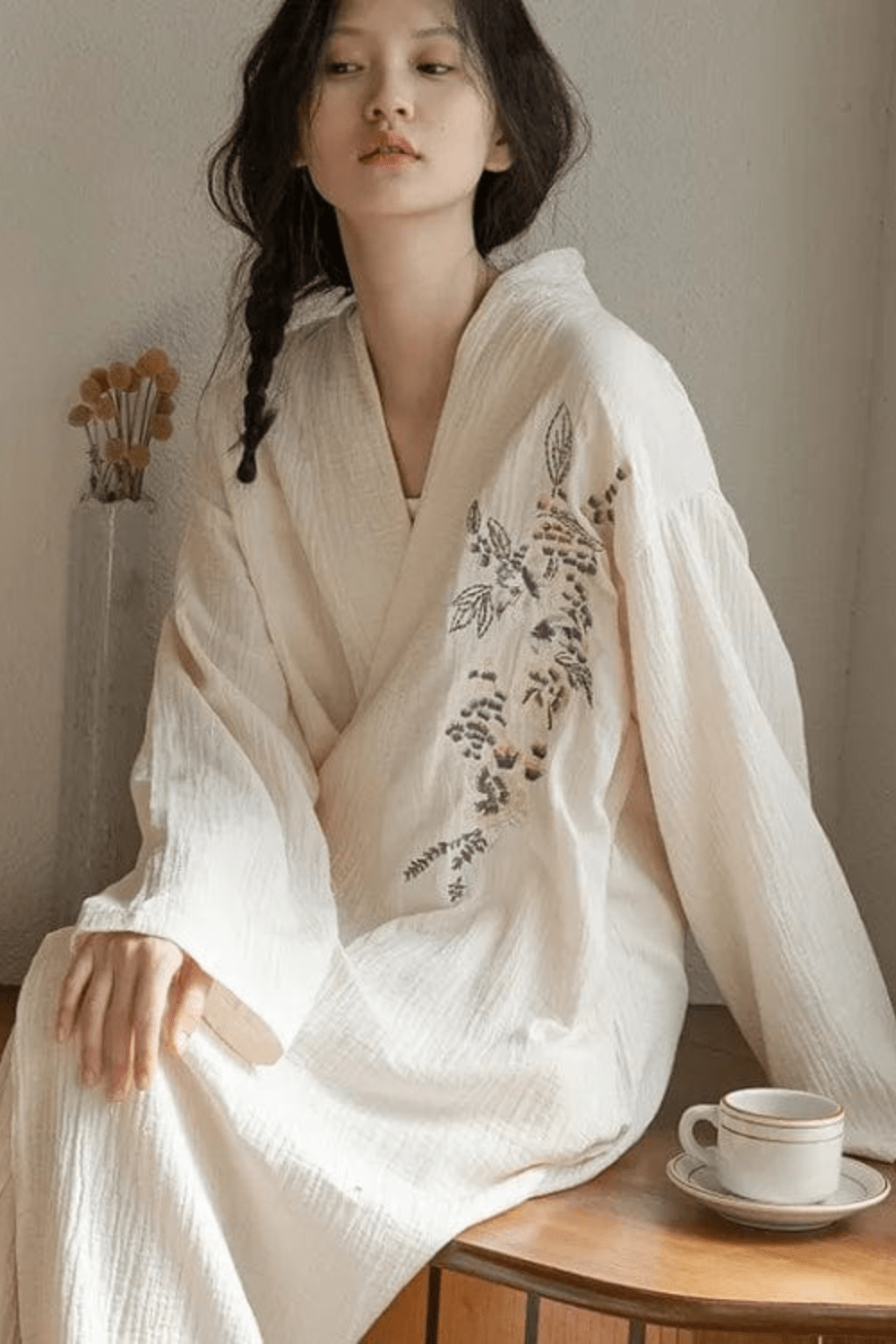peignoir japonais