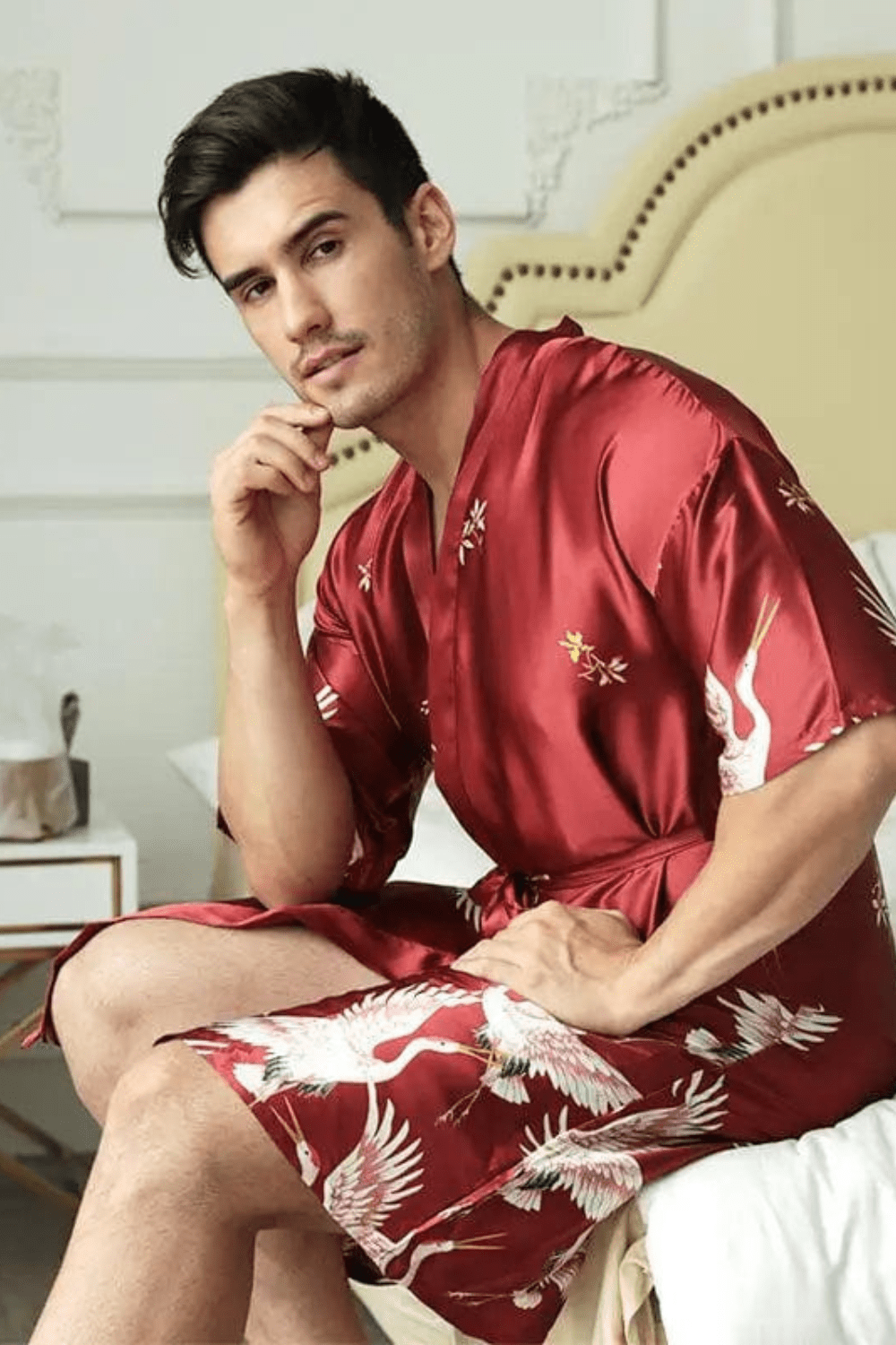 peignoir japonais homme