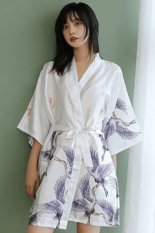 Peignoir | Kimono Blanc / XL
