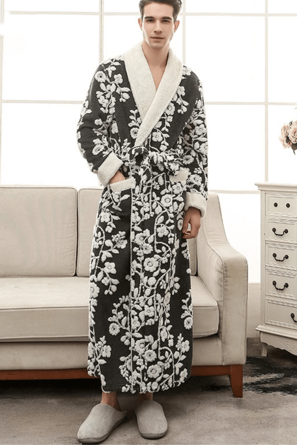 Peignoir | Laine Noir / 3XL