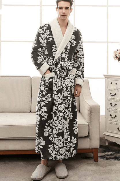 Peignoir | Laine Noir / 3XL
