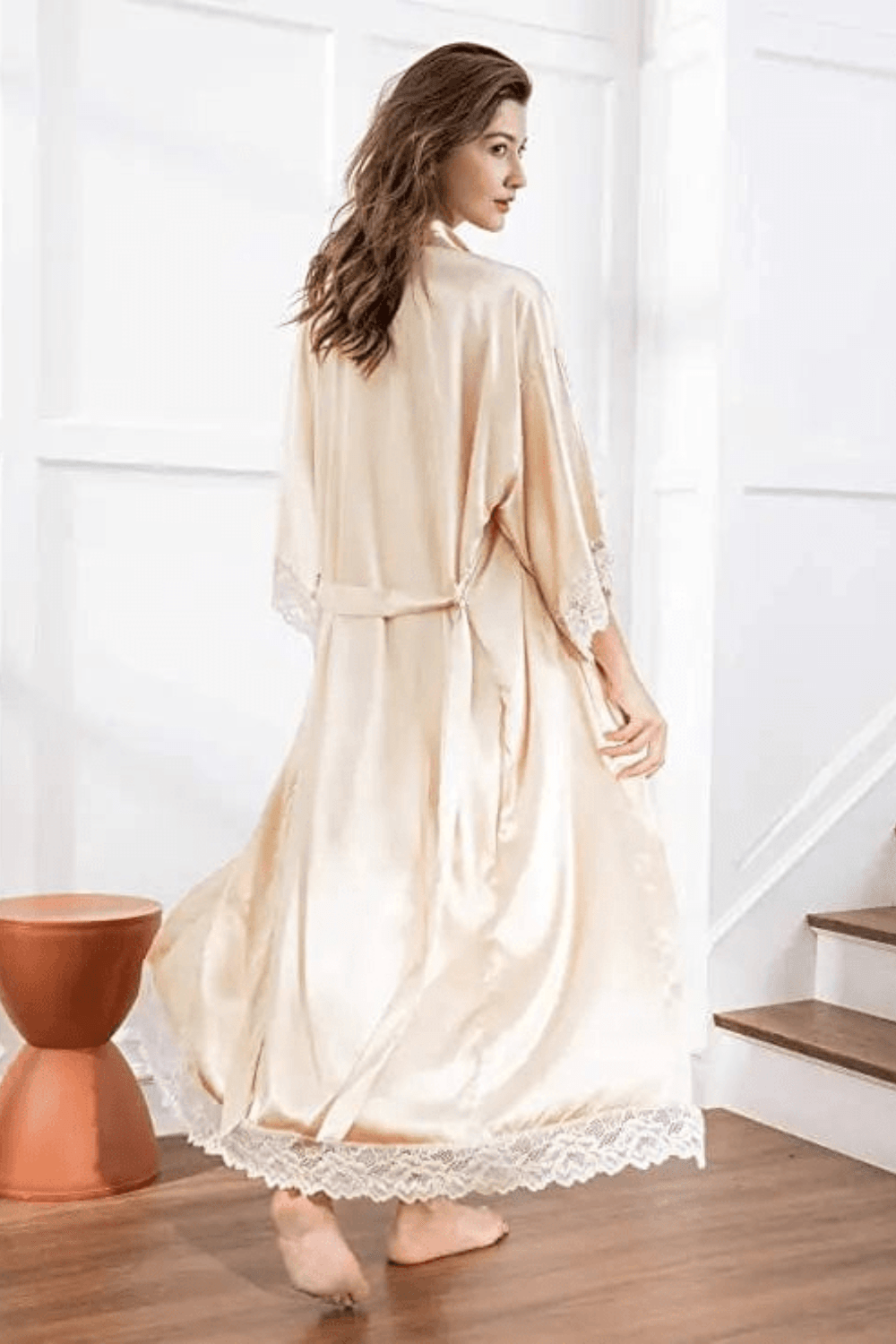 peignoir mariee
