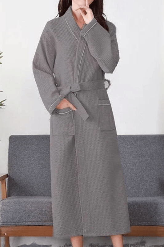 Peignoir | Nid d'Abeille Luxe Gris / XXL