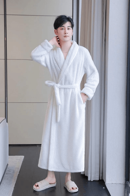 peignoir noir homme