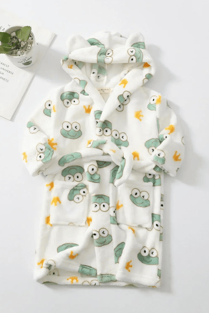 peignoir polaire enfant