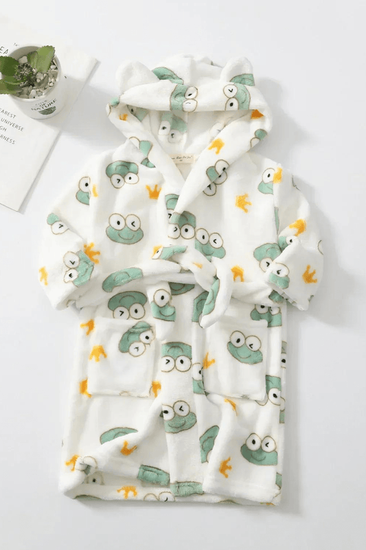 peignoir polaire enfant