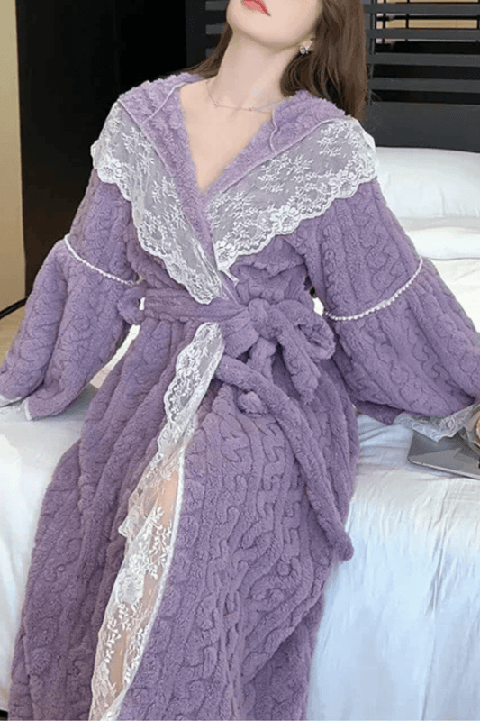 Peignoir | Robe Violet / XL