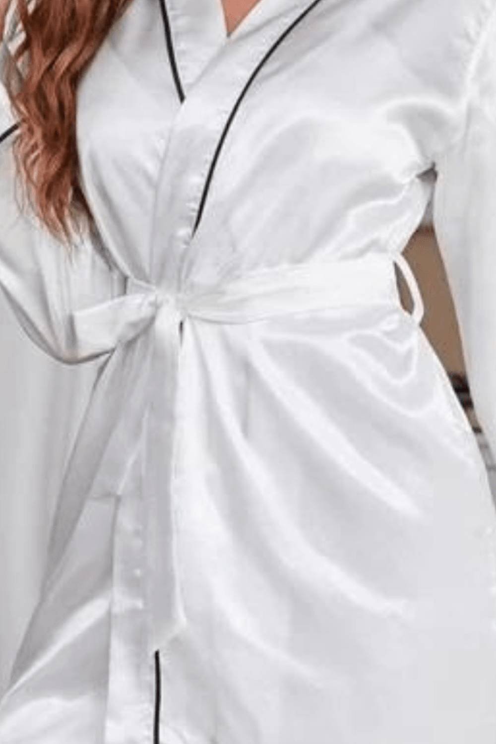 peignoir satin