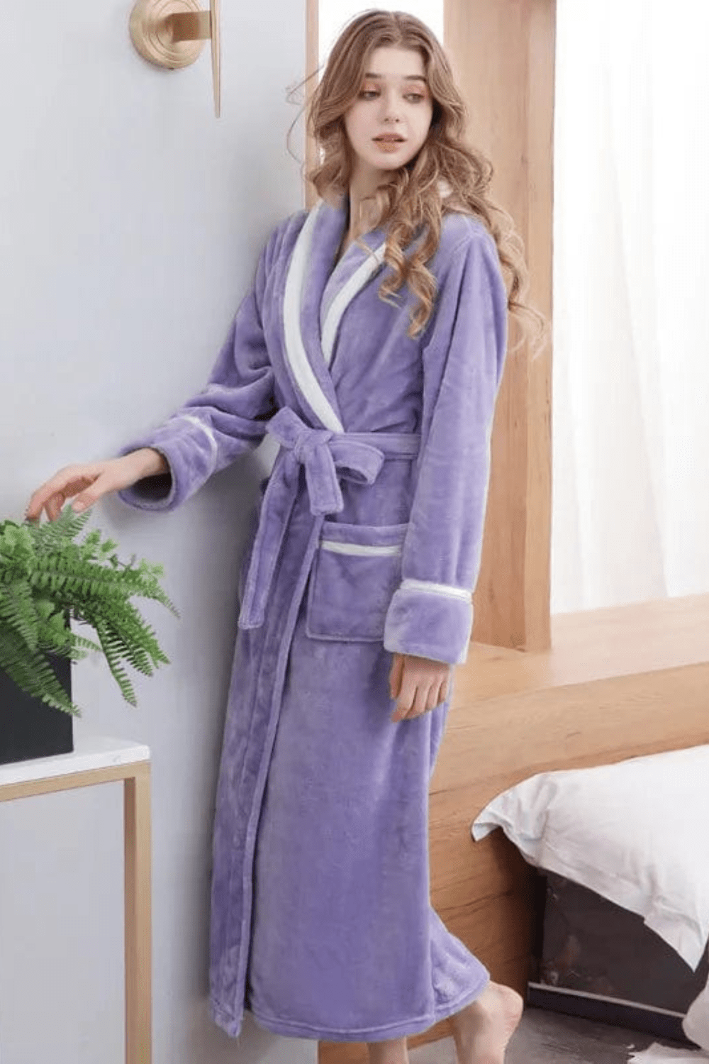 peignoir tout doux femme