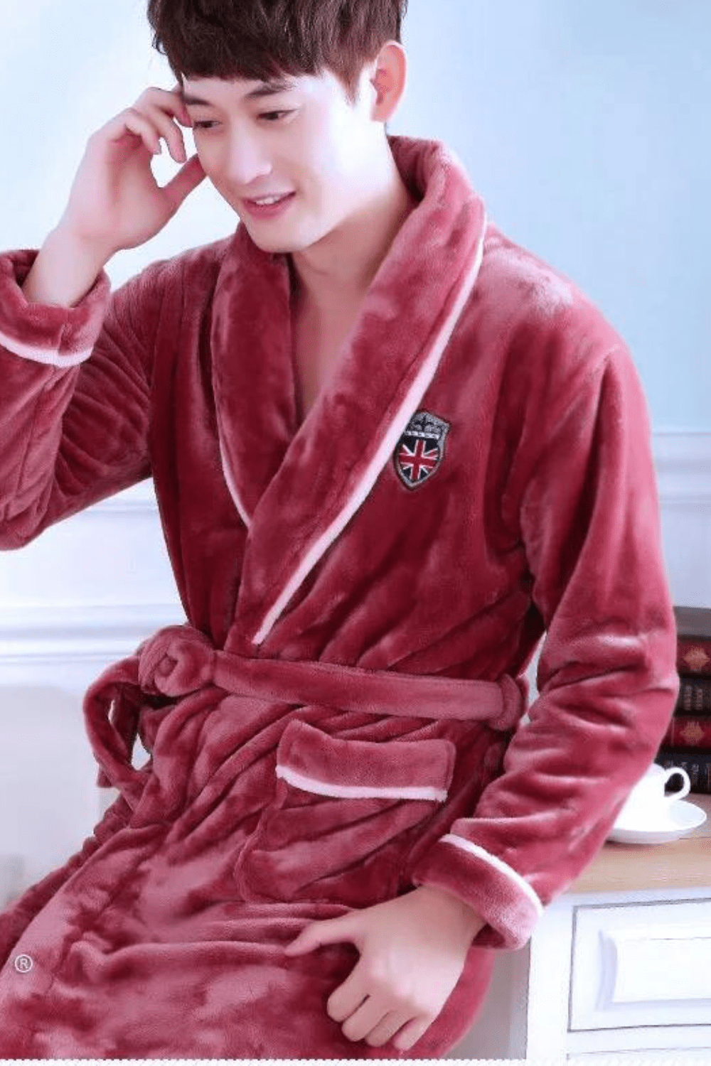 Peignoir Velours Homme La Maison du Peignoir