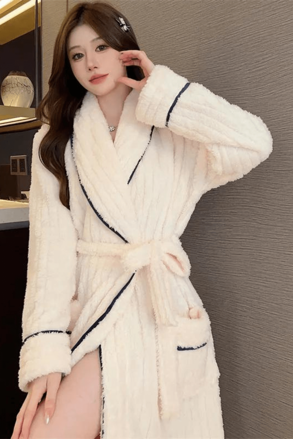 peignoir veste femme